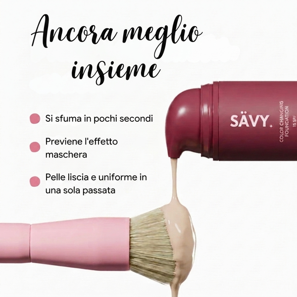 Fondotinta che cambia colore